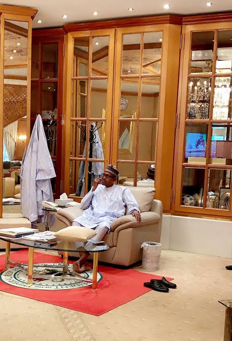 We used Buhari’s Teeth-Picking Picture To Illustrate Lazy, Insensitive Leadership: Scottish University – GOVERNMEND