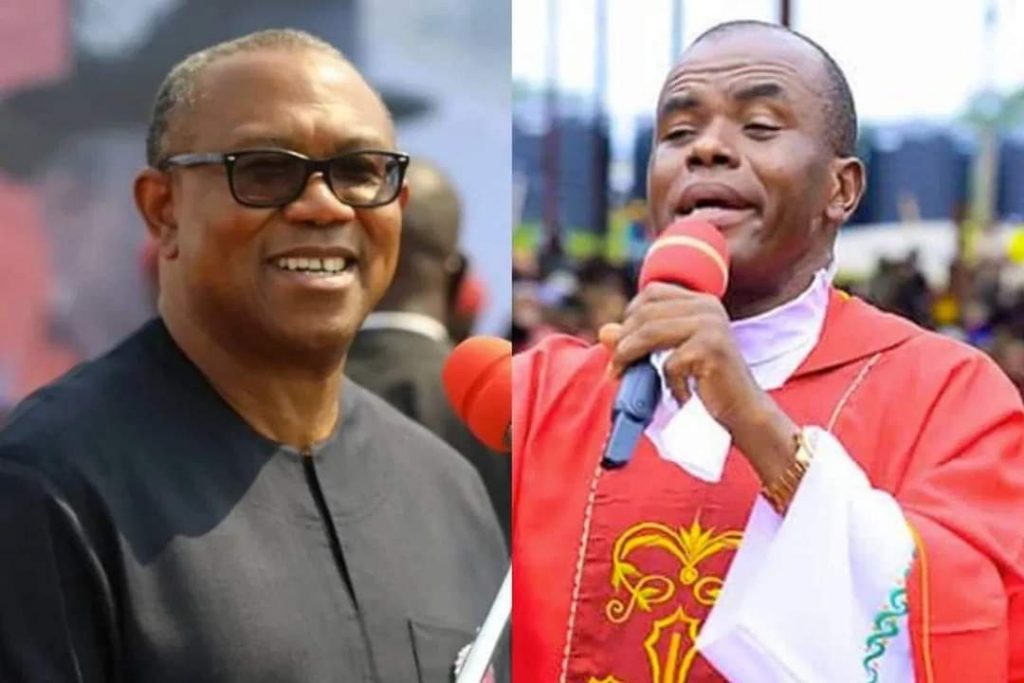 If Millions Of Nigerians Speak About You On Social Media, It Doesn’t Mean Majority Vote – Father Mbaka Taunts Peter Obi | GOVERNMEND