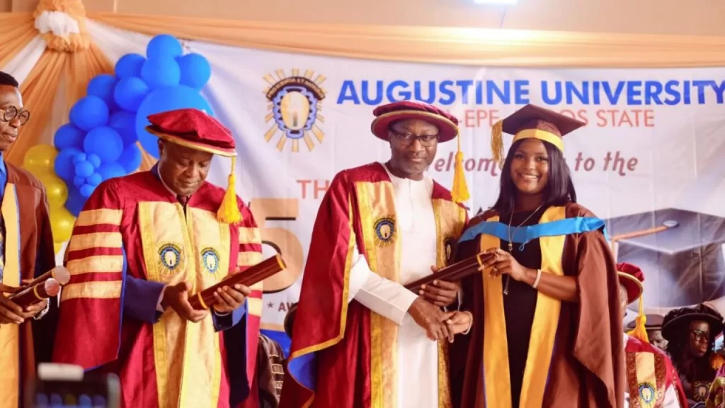 Femi Otedola Surprised all Augustine University Students with a N1 Million Giveaway Each