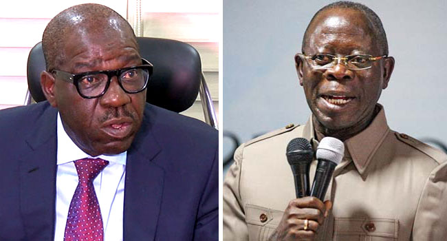 Oshiomhole: Obaseki and I Disagree Politically, But He’s Still My Friend