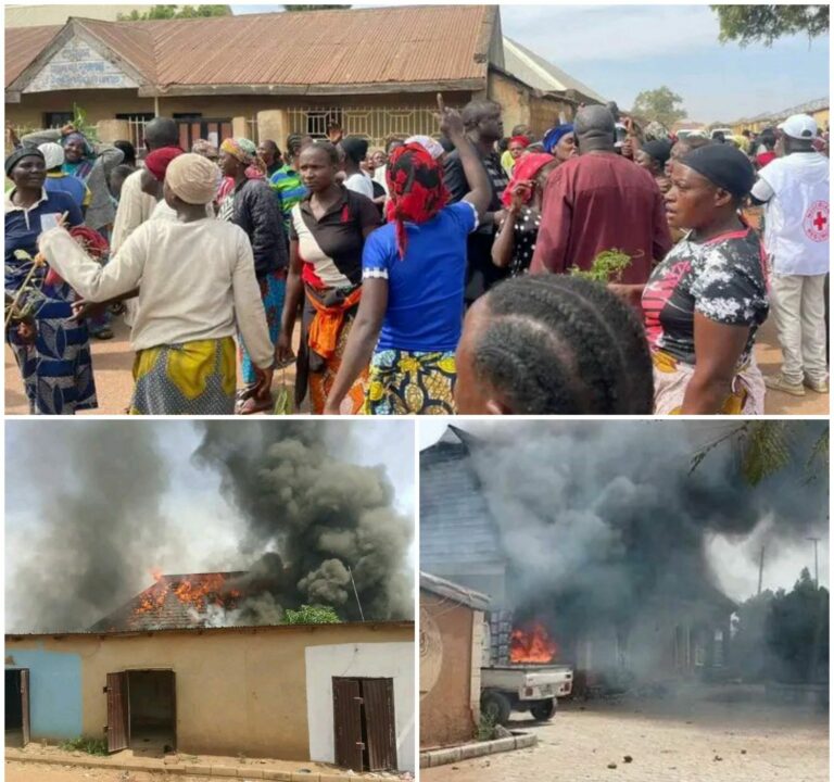 Protests Turn Violent in Plateau State as Women Burn Down Traditional Ruler’s Residence