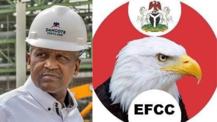 Dangote-EFCC Clash Sparks Investor Panic, Bloomberg Report Reveals