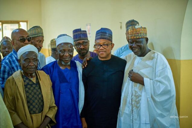 Mallam Peter Obi Breaks Ramadan Fast with Niger State Muslims, Installs Borehole at Central Mosque