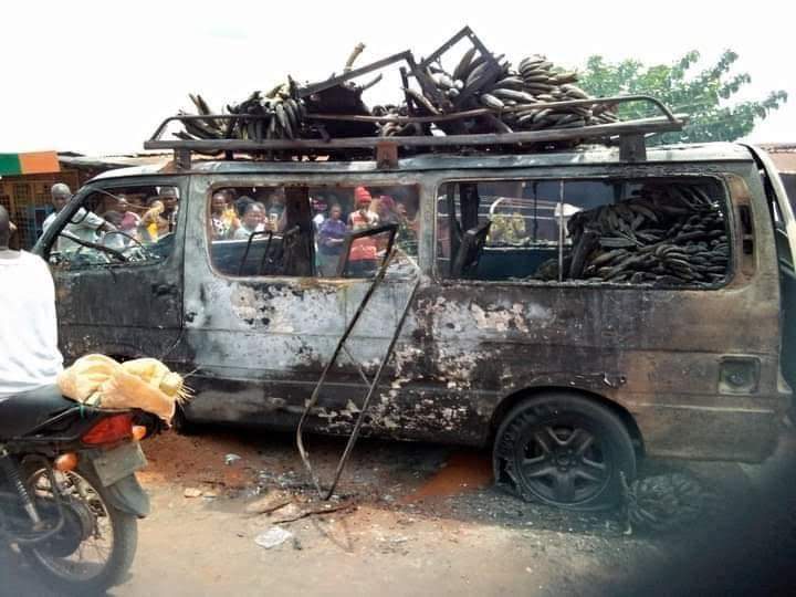 Many Injured, Goods ‘Worth Millions Of Naira’ Lost As Unknown Gunmen Attack Enugu Market, Burn Vehicles